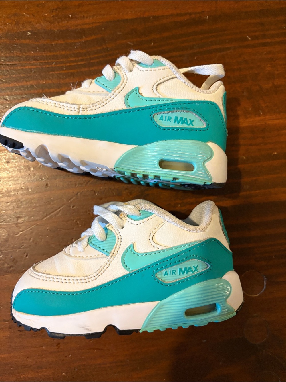 Nike Kids Air Max Sneakers in Turquoise & White